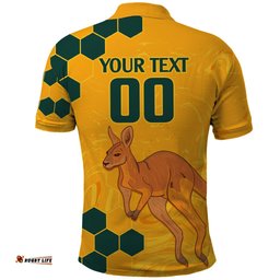 Custom Australia Day Soccer Socceroos Polo Shirt We Are One And Free