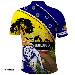 Bulldogs ANZAC Day Polo Shirt Rosemary Starring Night Style