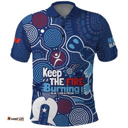 NAIDOC Week Polo Shirt NSW Blues Platypus