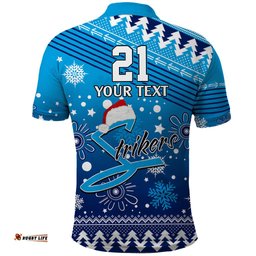 Custom Strikers BBL Polo Shirt Christmas Vibe 2023