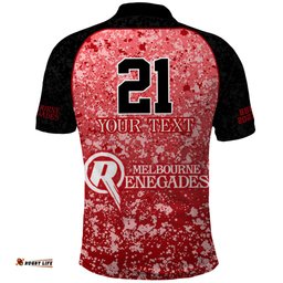 Melbourne Renegades Custom Polo Shirt BBL Cricket Team 2024