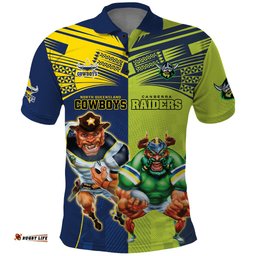 Custom Raiders and Cowboys Polo Shirt Together Sporty Style