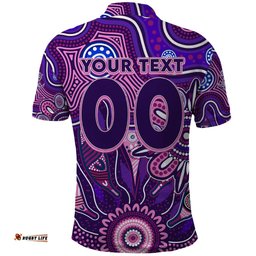 Personalised Freo NAIDOC Week 2024 Polo Shirt Aussie Aboriginal Art