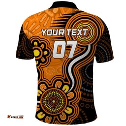 Custom Scorchers Cricket Indigenous Polo Shirt Champions Fire Up