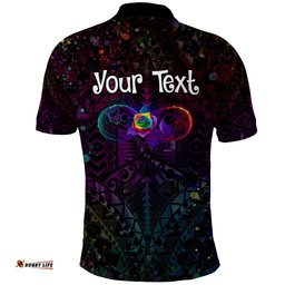 I See Your True Colors Personalised Polo Shirt Autism Awareness