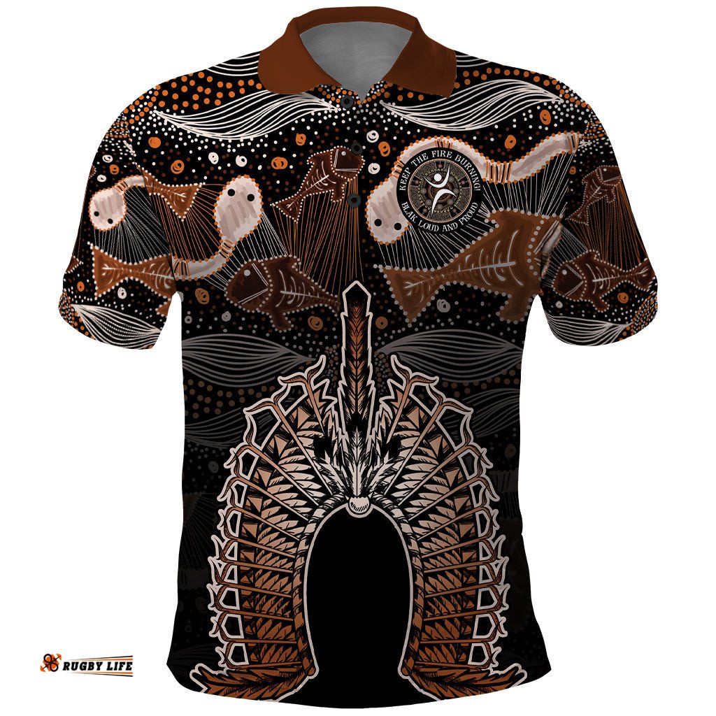 Torres Strait Islander NAIDOC 2024 Polo Shirt Dhari Headdress Indigenous Cultural Spirit