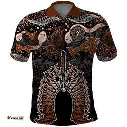 Torres Strait Islander NAIDOC 2024 Polo Shirt Dhari Headdress Indigenous Cultural Spirit