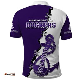 Fremantle Dockers Football 2023 Polo Shirt Go Freo Sporty Version 02
