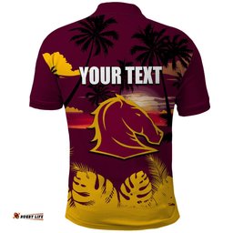 NRL Broncos Polo Shirt Summer Vibe Style