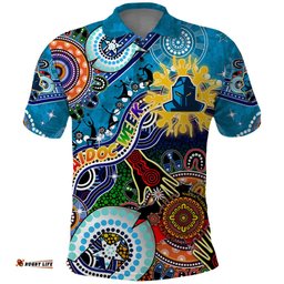 Personalised Titans NAIDOC Week 2024 Polo Shirt Australia Aboriginal Dot Painting