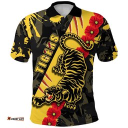 Richmond Anzac Polo Shirt Go Tigers Camouflage