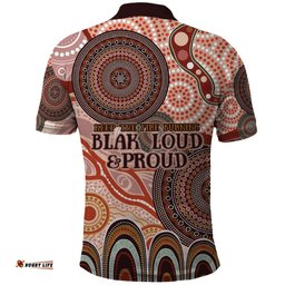 Generational Warriors NAIDOC 2024 Polo Shirt Make a Fire Indigenous Cultural Spirit