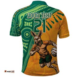 Custom Australia Rugby Wallaroos Polo Shirt Indigenous Aboriginal Pacific Champions