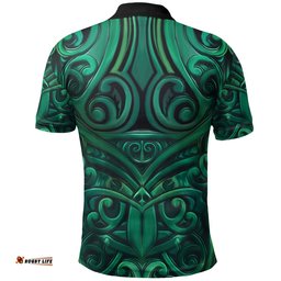 New Zealand Warriors Polo Shirt Green