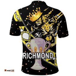 Richmond Premier Polo Shirt Tigers Dotted