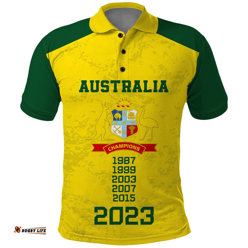 Australia Cricket Polo Shirt History Champions World Cup Unique