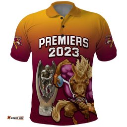 NRL Broncos Premiers 2023 Polo Shirt
