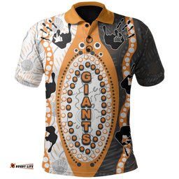 GWS Giants Polo Shirt Aboriginal