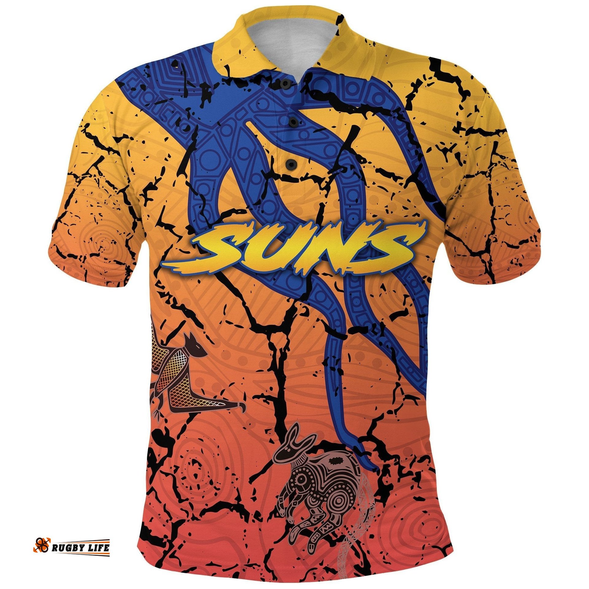 Gold Coast Polo Shirt Suns Origin Indigenous