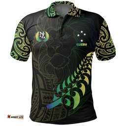 Lion Rugby Polo Shirt, New Zealand Maori Golf Shirts
