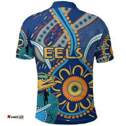 Custom Personalised Parramatta Polo Shirt Eels Indigenous