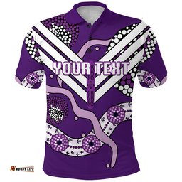 Custom Personalised Dockers Polo Shirt Indigenous Fremantle - Freo