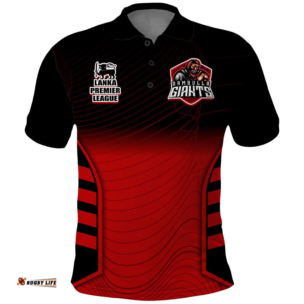 Custom Dambulla Cricket Polo Shirt Lanka League 2023