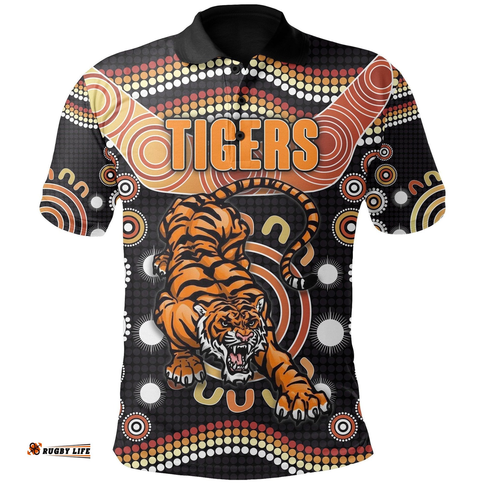 Tigers Indigenous Polo Shirt Rugby