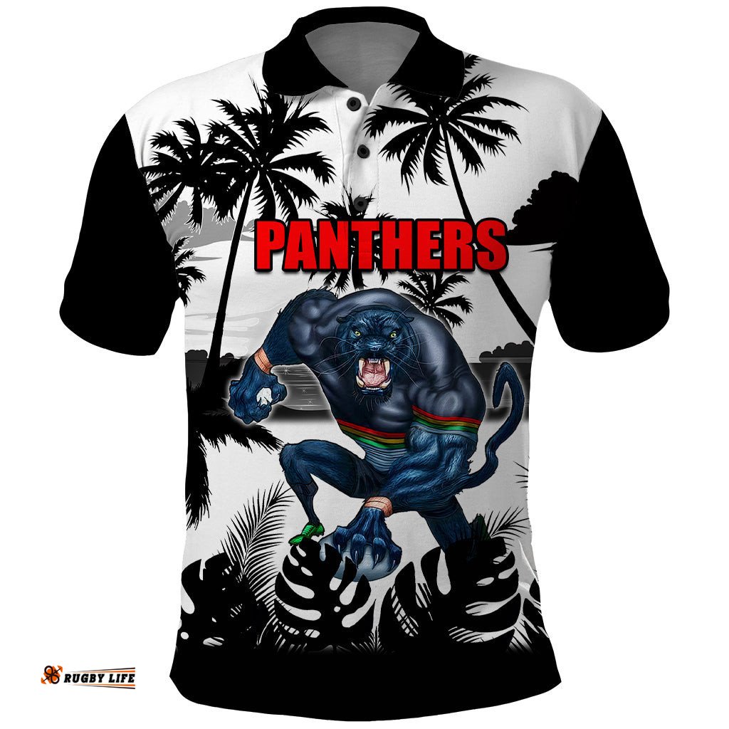 NRL Panthers Polo Shirt Summer Vibe Style