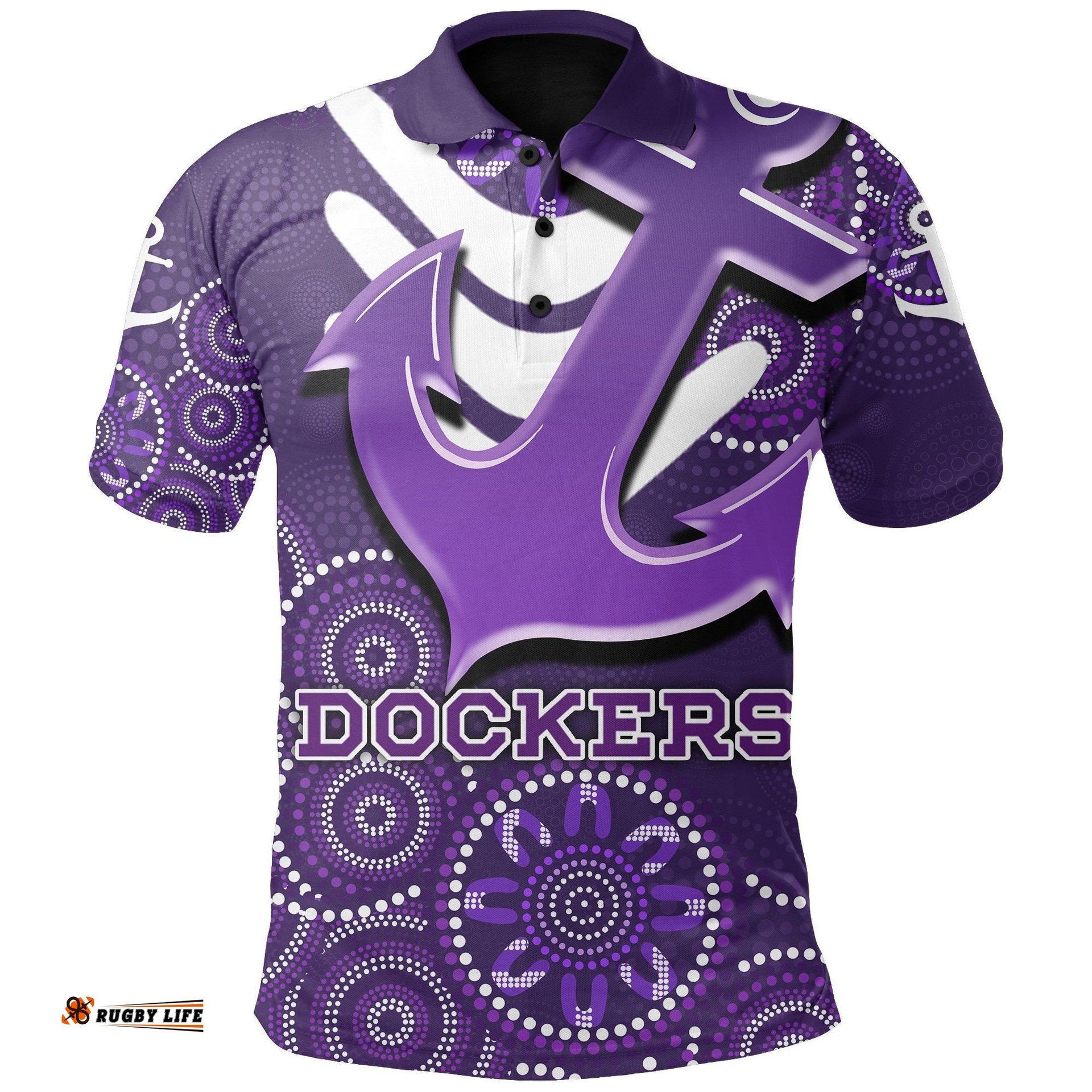 Fremantle Polo Shirt Dockers Indigenous