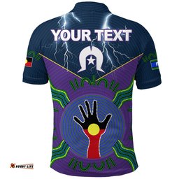 Custom Personalised Storm Naidoc Polo Shirt Melbourne Heal Country
