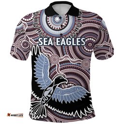 Warringah Polo Shirt Sea Eagles Indigenous