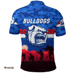 Western Bulldogs ANZAC Polo Shirt Simple Style