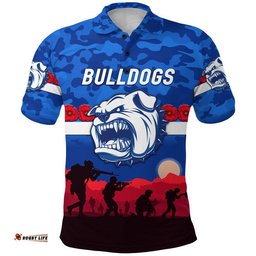 Western Bulldogs ANZAC Polo Shirt Simple Style