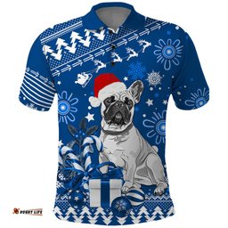 Bulldogs Rugby Polo Shirt Christmas Vibe 2023