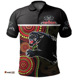 Custom PersonalisedPanthers Indigenous Polo Shirt