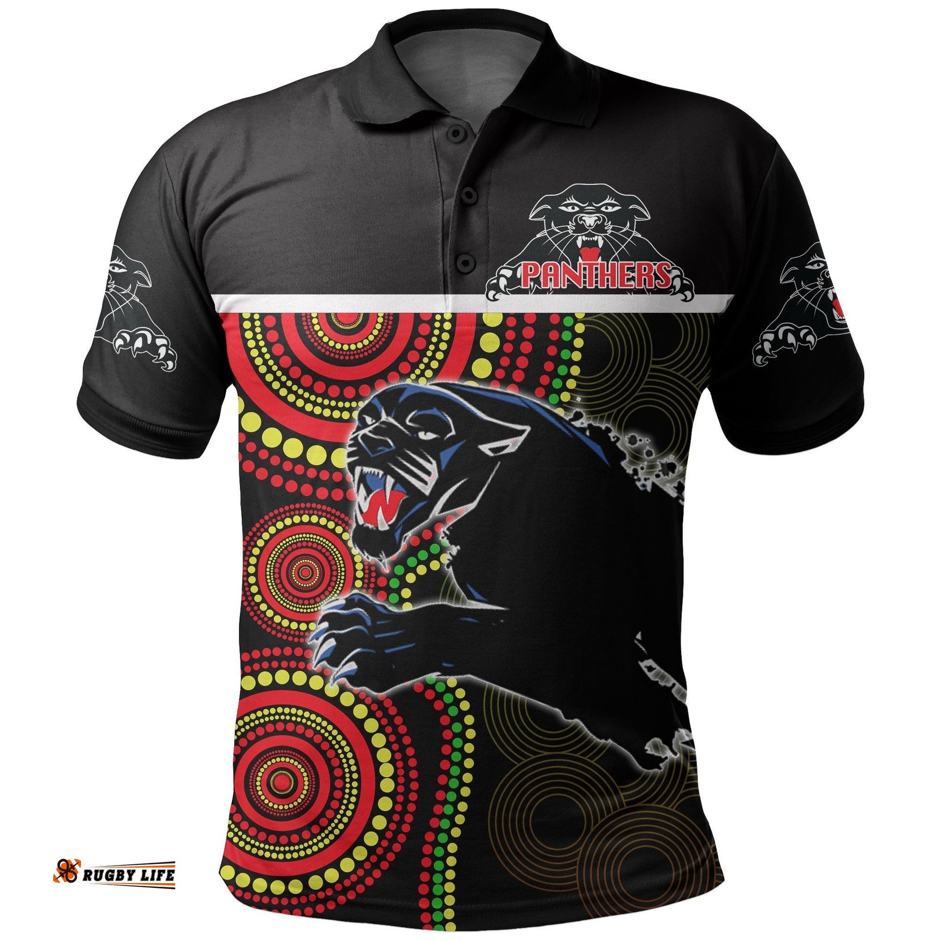 Panthers Indigenous Polo Shirt