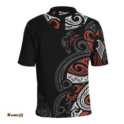 Maori Polo Shirt Rugby