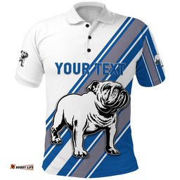 Custom Personalised Canterbury-Bankstown Bulldogs Polo Shirt Simple Style