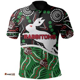 Rabbitohs Polo Shirt Aboriginal