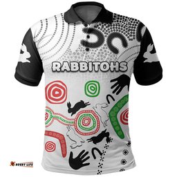 Custom PersonalisedSouth Sydney Rabbitohs Indigenous Polo Shirt