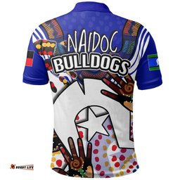 Naidoc Bulldogs All Over Polo Shirt Torres Strait Islander