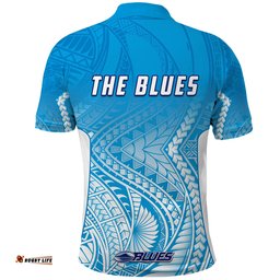 Blues Polo Shirt Super Rugby New Zealand