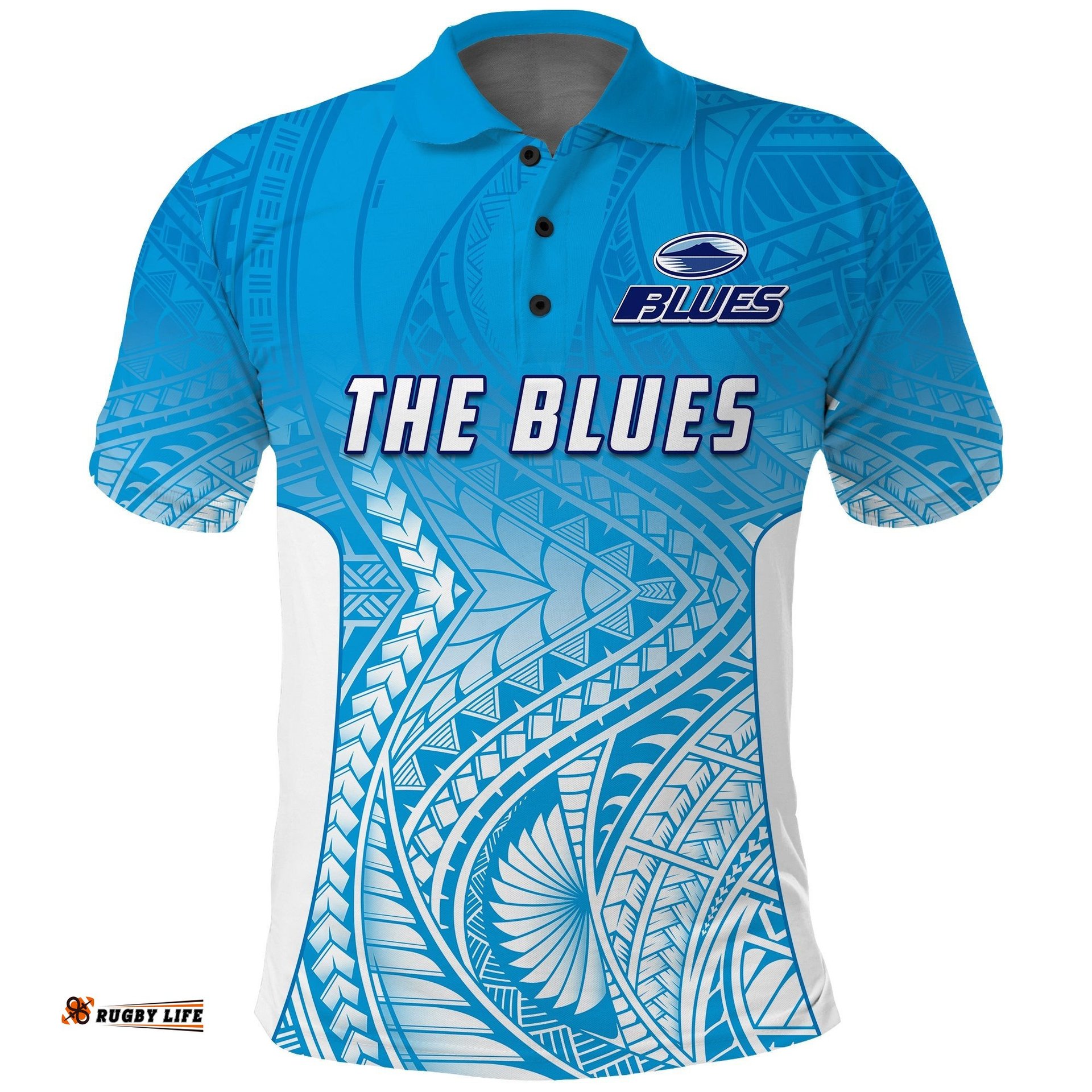 Blues Polo Shirt Super Rugby New Zealand