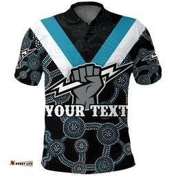 Custom Personalised Port Adelaide Polo Shirt Power