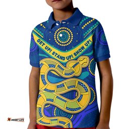 Custom Personalised Eels NAIDOC Week 2022 Polo Shirt Aboriginal Get Up