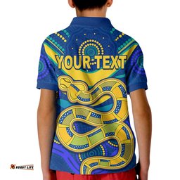 Custom Personalised Eels NAIDOC Week 2022 Polo Shirt Aboriginal Get Up