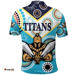 Gold Coast Polo Shirt Titans Gladiator Unique Indigenous