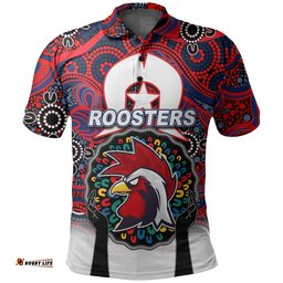 Roosters Rugby Polo Shirt NAIDOC Week 2022