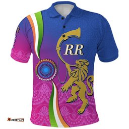 India Cricket Polo Rajasthan Royals Version RR